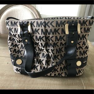 Michael Kors Logo Tote with Matching MK Wallet